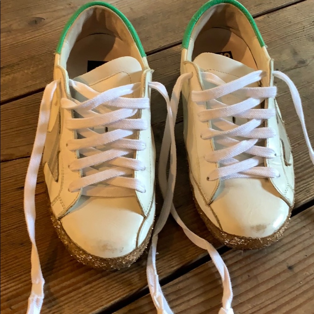 Golden Goose Superstar tennis shoes size 35